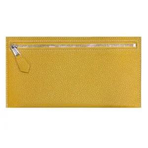웍스 화장품/펜/잡다한 소품수납 슬림파우치-머스타드