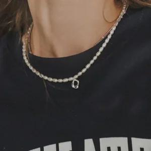 제이로렌 [MADE] 카라멜 담수진주 목걸이 N01096