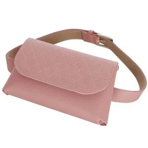 체인끈 내장 마름모 퀄팅백 골프공 겸용 파우치 볼케이스 MNB-WBAG-0472-핑크