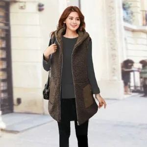 #후리스퀼팅롱베스트(색상선택)