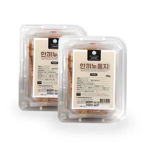 효향 한끼누룽지 현미 투명플라스틱 (250g) 고소한 맛있는 옛날 전통 간식 간편 즉석