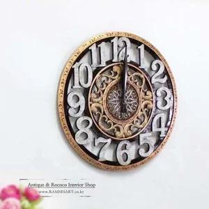 모젤리 대형 1002150107 벽시계 인테리어 소품 추시계 무소음 선물 양면시계 모던시계 앤틱시계