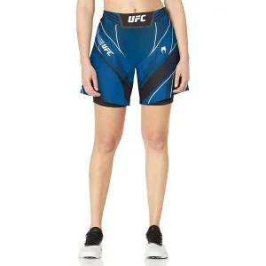 베넘 UFC 정품 파이트 나이트 여성용 긴 핏 쇼츠 파랑 2649960