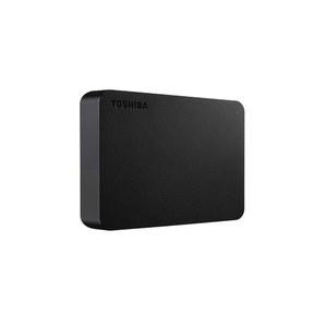 도시바 칸비오 베이직 4TB 휴대용 외장 하드 드라이브 USB 3.0, 블랙 - HDTB440XK3CA