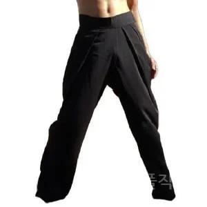 남성현대무용바지 의상 무대 남녀공용 편안한 댄스 하의 재즈바지 루즈핏 공연복
