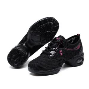 Rly 줌바 댄스화 에어로빅 발편한 미들굽 메쉬 신발