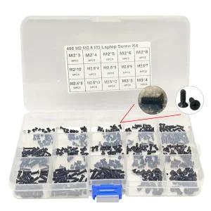 호환  450개 15가지 크기 M2 M2.5 M3 노트북 컴퓨터 나사 키트 세트 SSD IBM HP Dell Lenovo Toshiba Gatew