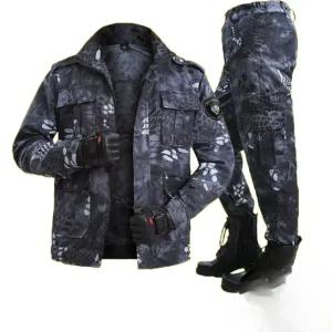 밀리터리 전투복 사막 미군군복 택티컬 군용 군복 상하의 블랙 세트 상의+바지 9002550