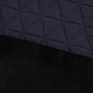 유명한원단 밍크퍼원단 퀼팅원단 본딩 다이마루 네이비