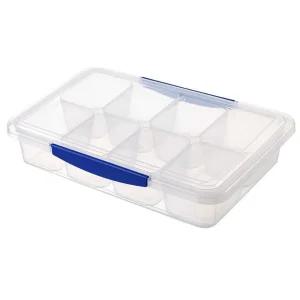 칸막이 분할 분리 반찬통 보관 소분 용기 투명 대형