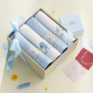 [맘스네이처] 대나무 아기목욕타올 4P 세트 / 40X80