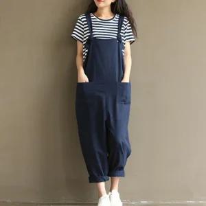 빅사이즈 여성의류 매듭점프수트 5479멜빵바지 임부복