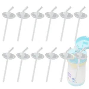 푸고 빨대컵 호환 빨대리필 12P+세척솔3P