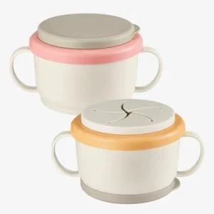 스펙트라 흘림방지 아기 스낵컵