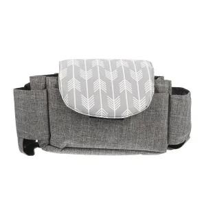 칸막이가 있는 유모차 정리 가방 벨트 디자인 야외 사용을 한 손 조작이 유모차 가방