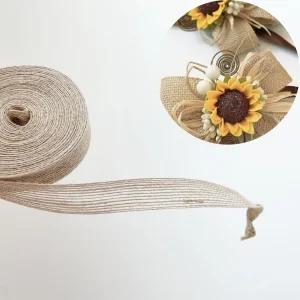 마 황마 리본 끈 20mm 포장 공예 수공예 꽃 마끈 마리본 선물 수예 리본끈