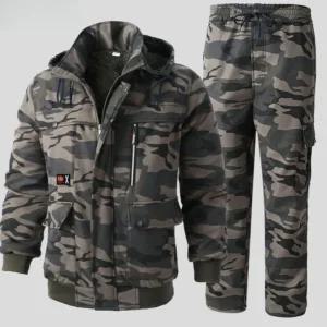 밀리터리 방한복 겨울 점퍼 정비복 자켓 후드 작업복 방한