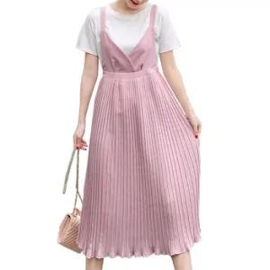 JS.0828 주름원피스세트- 빅사이즈 여성의류 임부복