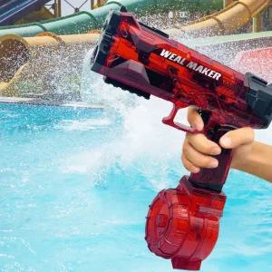 고성능 전동 물총 2000mAh 반동형 충전식 물놀이 장난감 워터밤