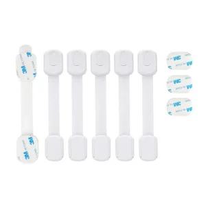 아이끌레 냉장고 서랍 도어 안전 잠금장치 6P + 3M 스티커 3P