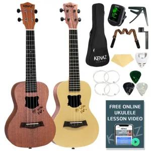 케나즈 KU23C 고양이 입문용 콘서트 우쿨렐레