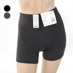 크리비아 여성 기모 팬티 드로즈 3부 겨울 따뜻한 속바지 국산