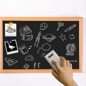 벽걸이 블랙보드 60cmx45cm 휴대용 그림판 화판 이젤 흑칠판
