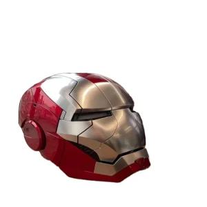 아이언맨 헬멧 마스크 가능 변형 착용 소품 히어로 제어 음성 실제