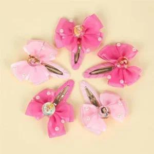 프린세스 리본 진주 똑딱핀(랜덤발송) 팬시용품