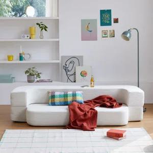 [베스트리빙] No.018 프레스 롤팩 소파베드 팔걸이 일체형 S 슈퍼싱글