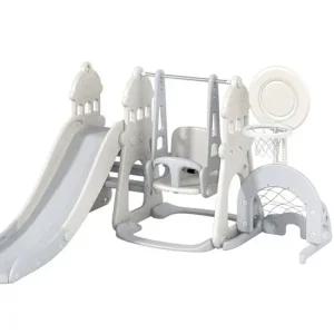 꾸꾸 캐슬 미끄럼틀 그네 농구대 풀세트