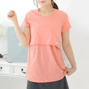 J.반팔)기본수유티 수유복 반팔수유티