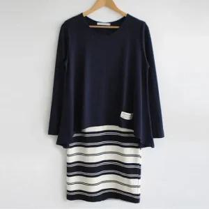 수유복 T.덴깡단가라이중덮개원피스 빅사이즈 외출용