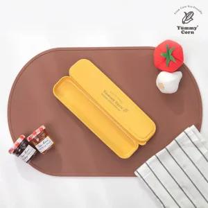 옥수수로 만든 유아식기 야미콘 수저케이스
