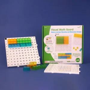 EDX 곱셈 멀티 매쓰보드 19615 초등 수학 학습 보드 교구 큐브 세트