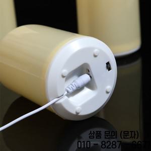 1조각 충전식 춤 희생 웨딩 양초 컵 원격 제어 LED 장식 움직이는 심지 10/12.5/15 cm