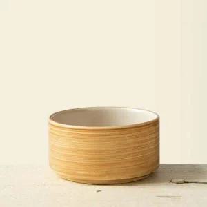 이천도자기 PS04WS68 우디 도자기 일자 공기 10.5cm