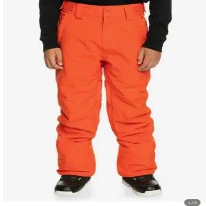 퀵실버키즈  주니어 레귤러핏 스키복 팬츠 오렌지 (KD51PS019NNK)