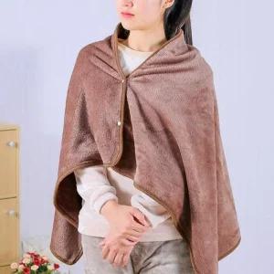 [라일리여성의류] Rly 똑딱이단추 극세사 망토 담요 70x130cm 브