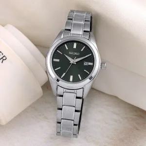 세이코 SUR533P1 사파이어 딥 카키 아날로그 클래식 정장 여자 메탈 시계 c