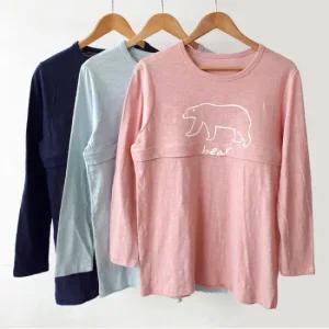 임산부 T 긴곰 수유티 빅사이즈 예쁜 수유복 데일리룩