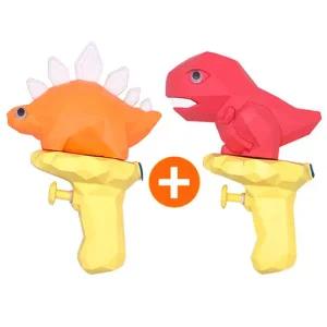 2개세트 공룡 미니 물총 유아 어린이 물놀이 장난감 워터건