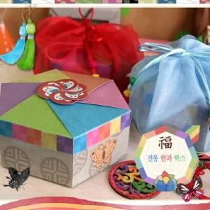 종이상자 (5명용)전통한과박스 악세서리