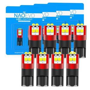 NAO W5W LED T10 울트라 브라이트 CANBUS 오류  24V 12V 5W5 194 168 6000K 자동차 액세서리 주차 인테리어