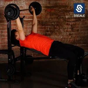 [비에스] 헬스 접이만능 벤치프레스 (단품)/바벨제외