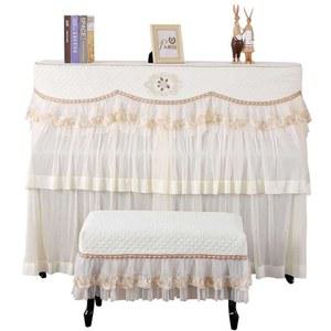 페브릭 스툴 패브릭 레이스 유러피언컵 먼지 버 180 피아노 커버 회색 스마트