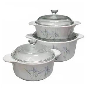 [골드스마일]도자기 직화 냄비 양수 원형 조리기구