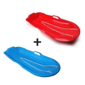 국내산 골드라인 눈썰매 1인용 2개세트 플라스틱 얼음썰매 어린이 성인 겨울놀이