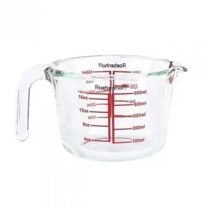 [골드스마일]내열 강화유리 손잡이 계량 용기 눈금 표시컵