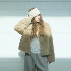 [롯데백화점]비잉베이지 양털 스냅코트 (P5ACTJ001)